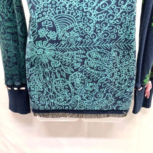 Desigual Vintage Y2k Floral Japan Jumper Sweater/Knit. ArtWear. Woman L Fit Smal - Picture 6 of 16